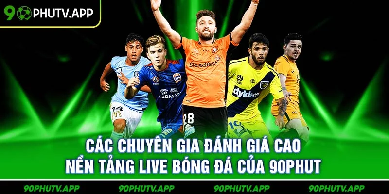 Các chuyên gia đánh giá cao nền tảng live bóng đá của 90Phut